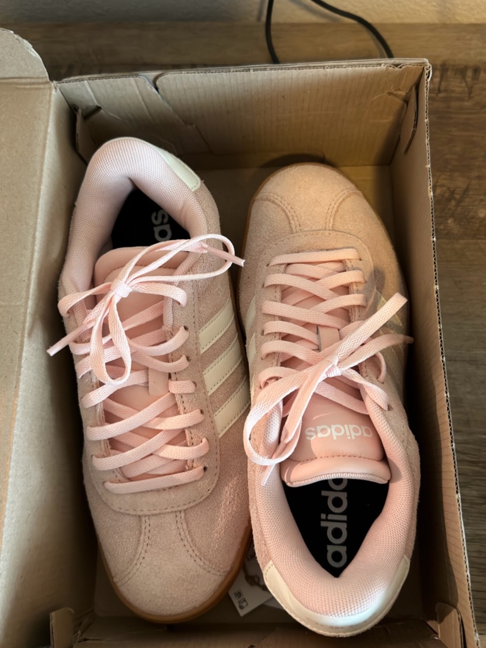 Worn twice! Adidas VL Court Bold Sneaker - Women's - Picture 2 of 6